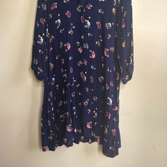 2XL Reitman’s Floral Long Sleeve Dress - Picture 2 of 2